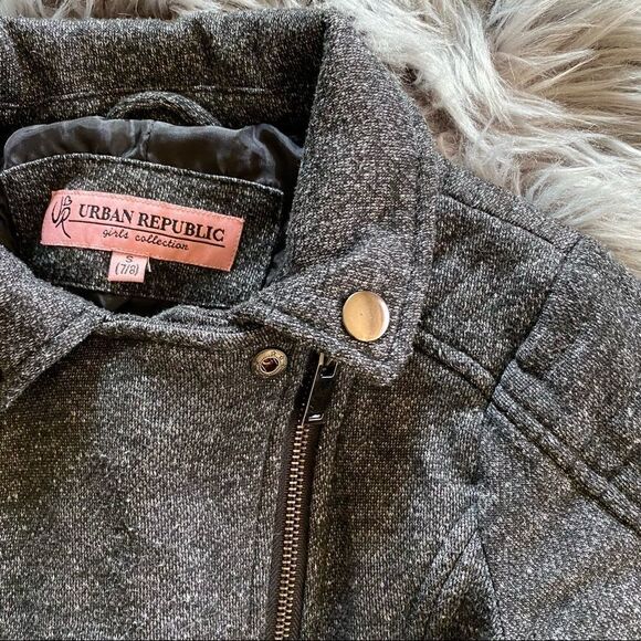 Urban Republic girls Moto Peplum Jacket, S - Picture 2 of 6